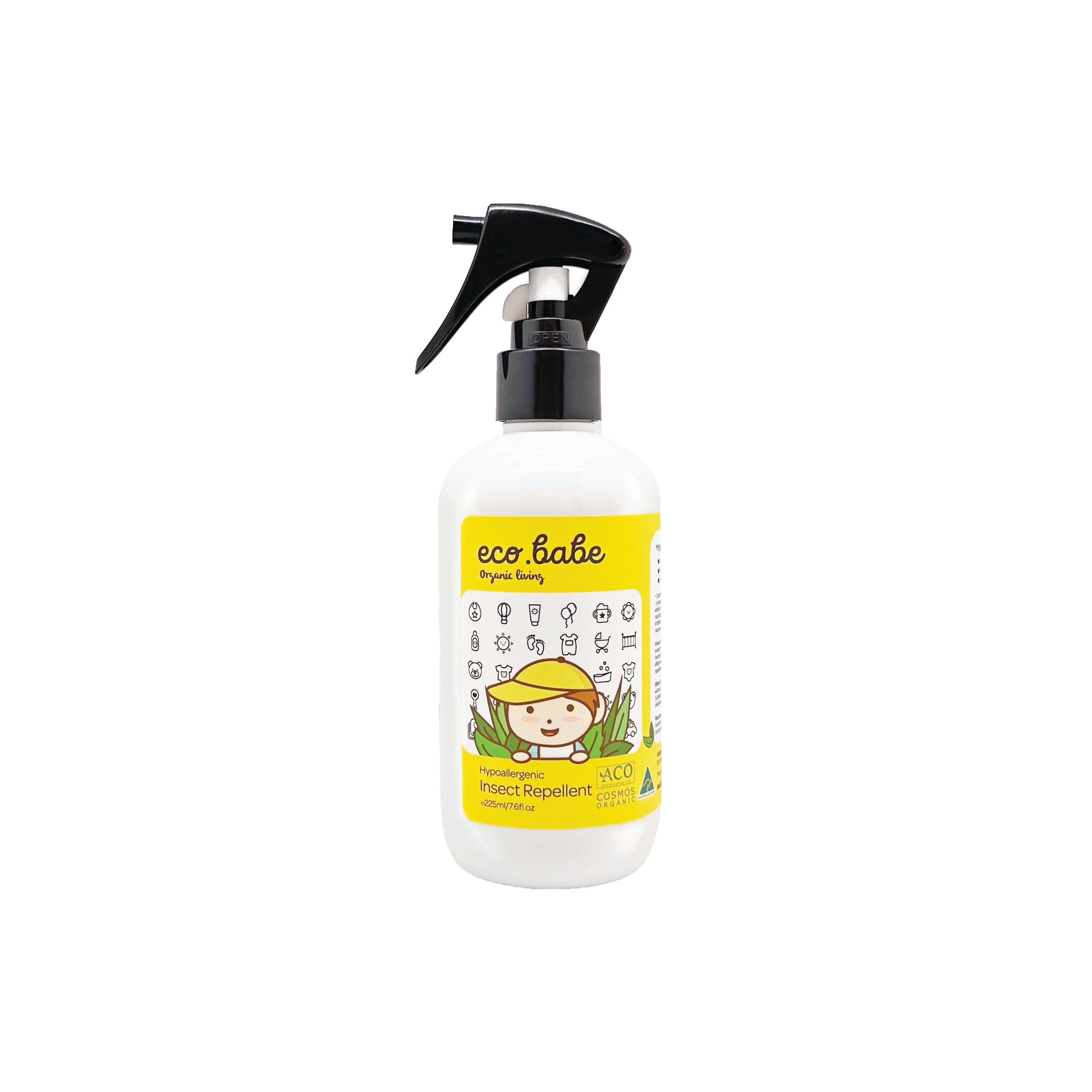 eco.babe organics Hypoallergenic insect repellent 225ml (Bundle of 3)