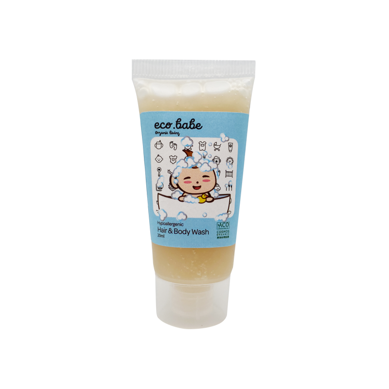 Free Gift: eco.babe organics Hypoallergenic hair & body wash 20ml