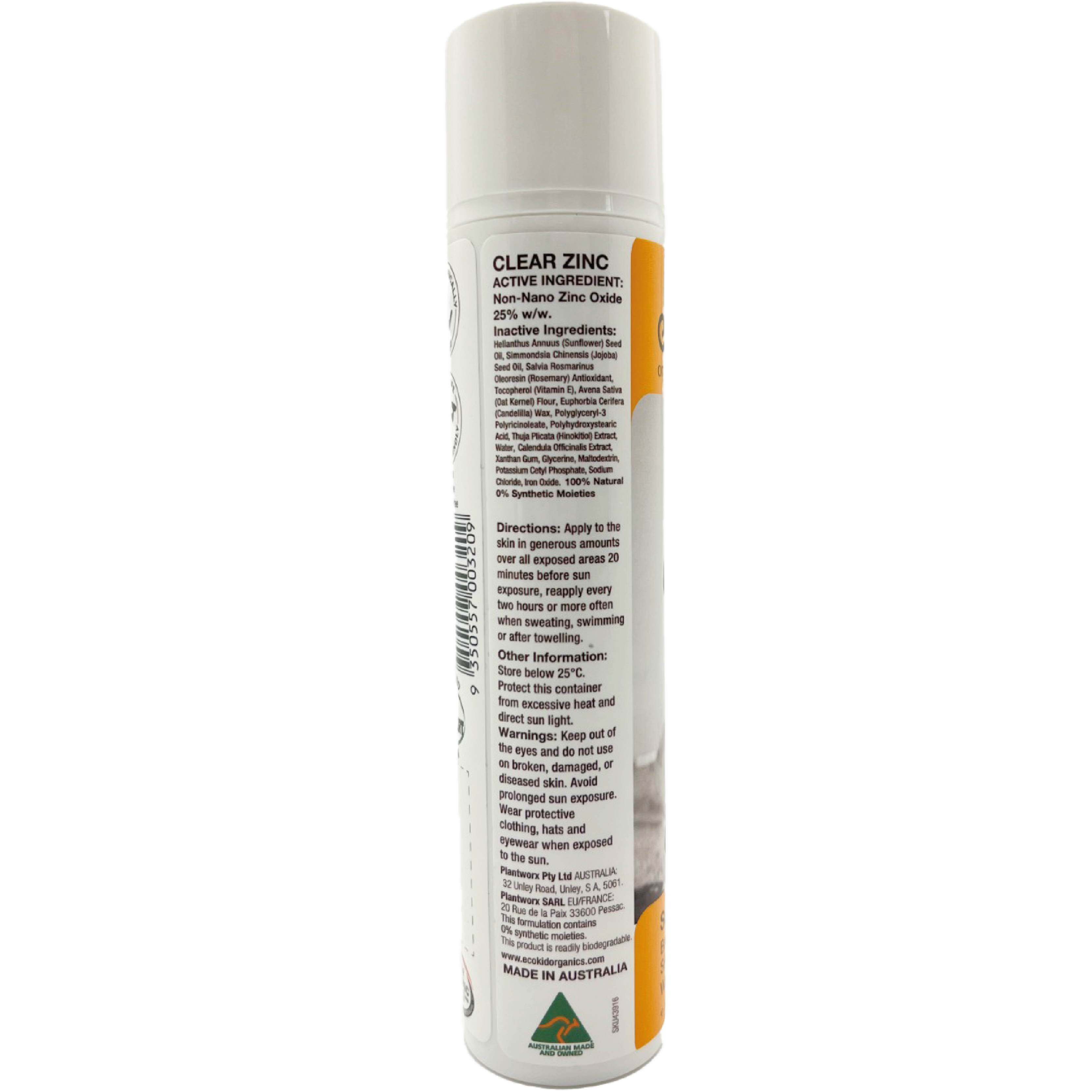 eco.kid organics Sun Buddy SPF 50 Waterproof Certified Vegan & Organic Sunscreen 110g