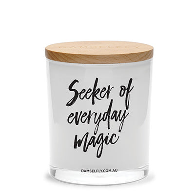 DAMSELFLY- "Seeker Of Everyday Magic" Australia natural made, "Grace" aromas candles 400g