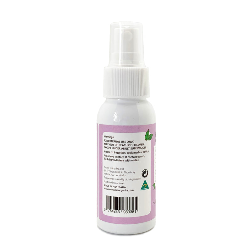 eco.babe organics Hypoallergenic Alcohol Free Hand Sanitiser Spray (55ml)