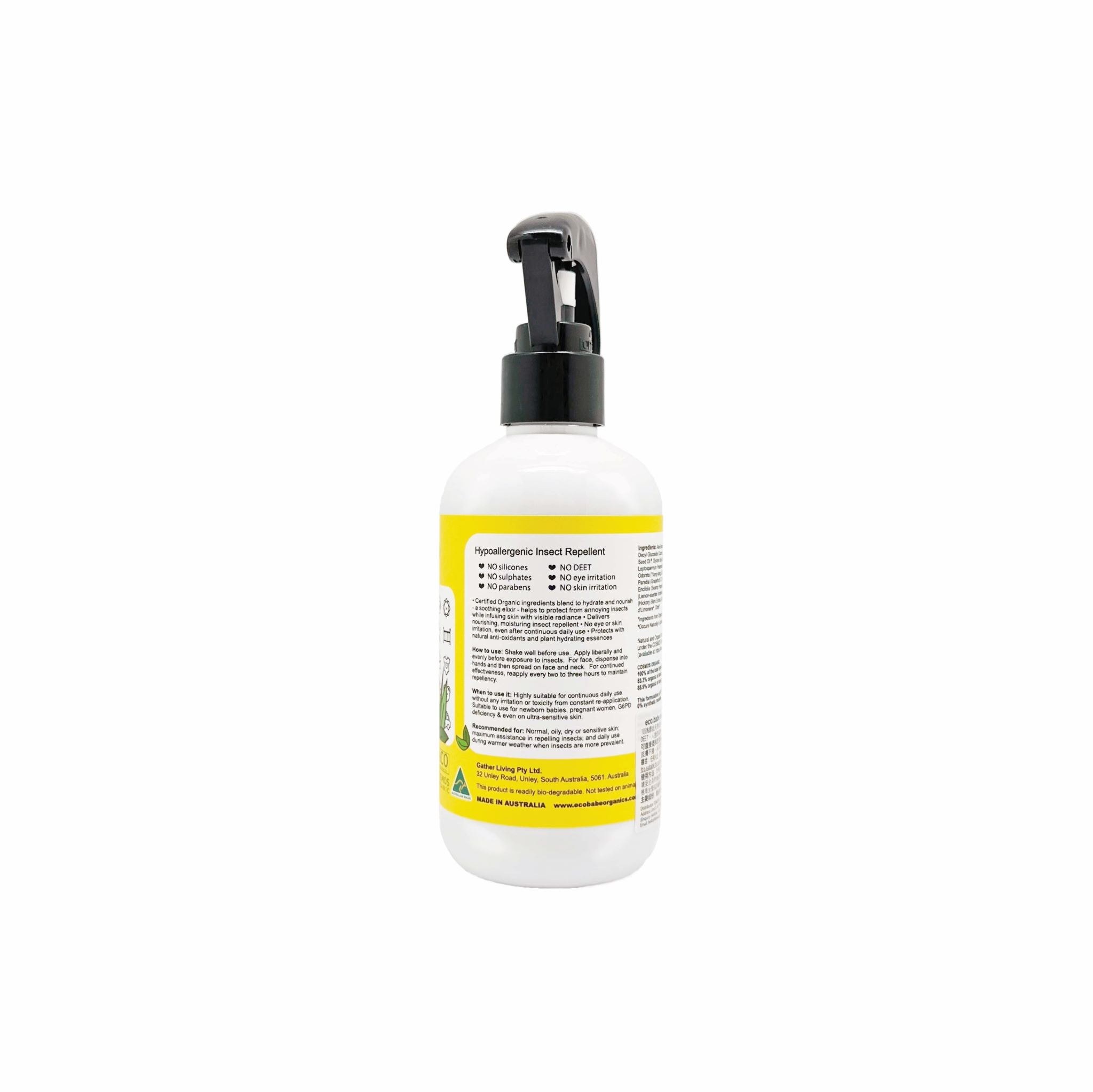 eco.babe organics Hypoallergenic insect repellent 225ml