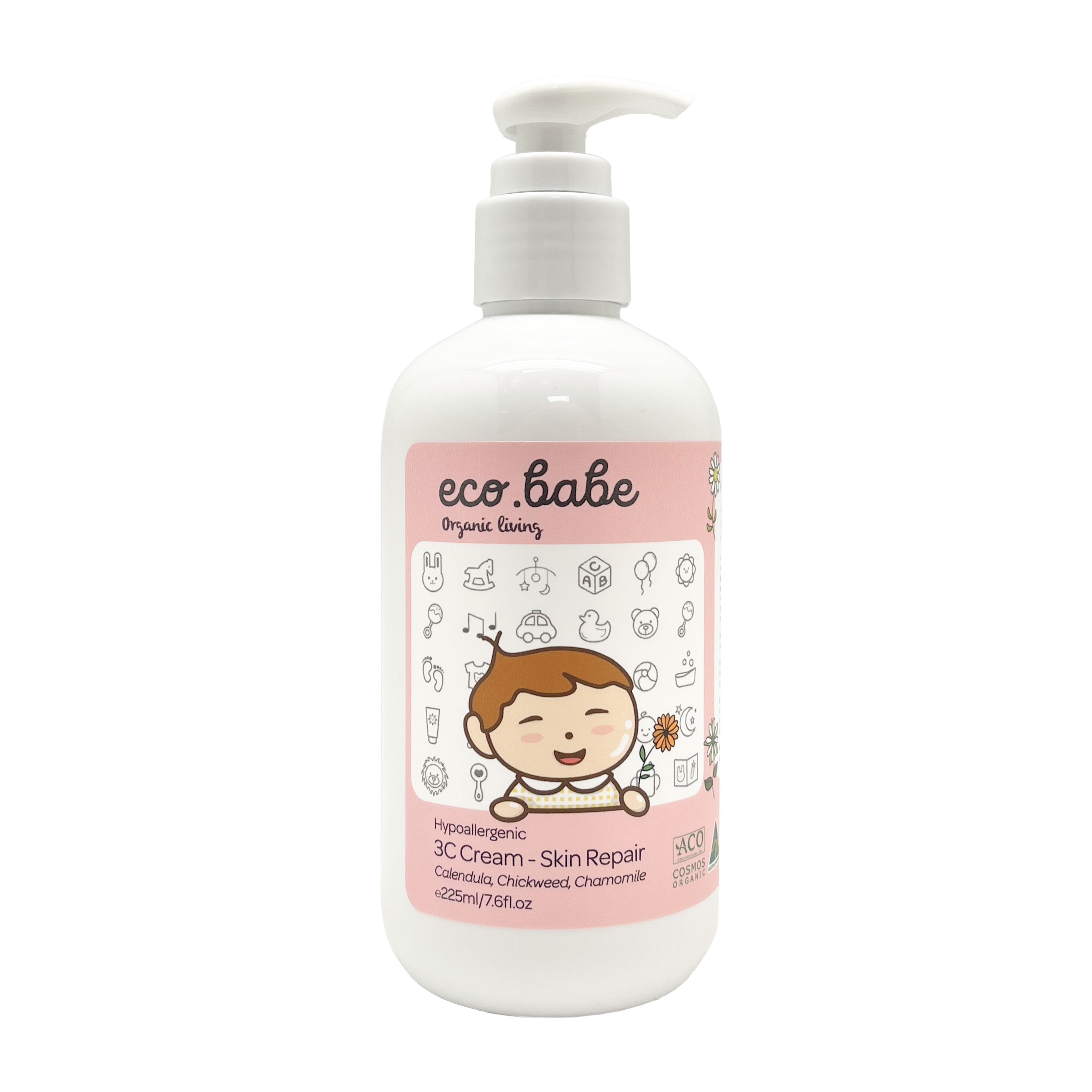 eco.babe organics 3C cream - skin repair (225ml)