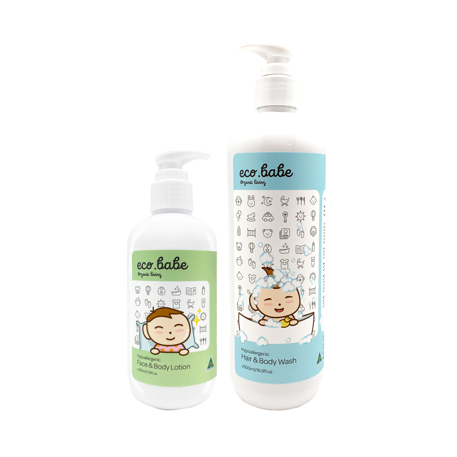 eco.babe organics Hypoallergenic Skin Care Set