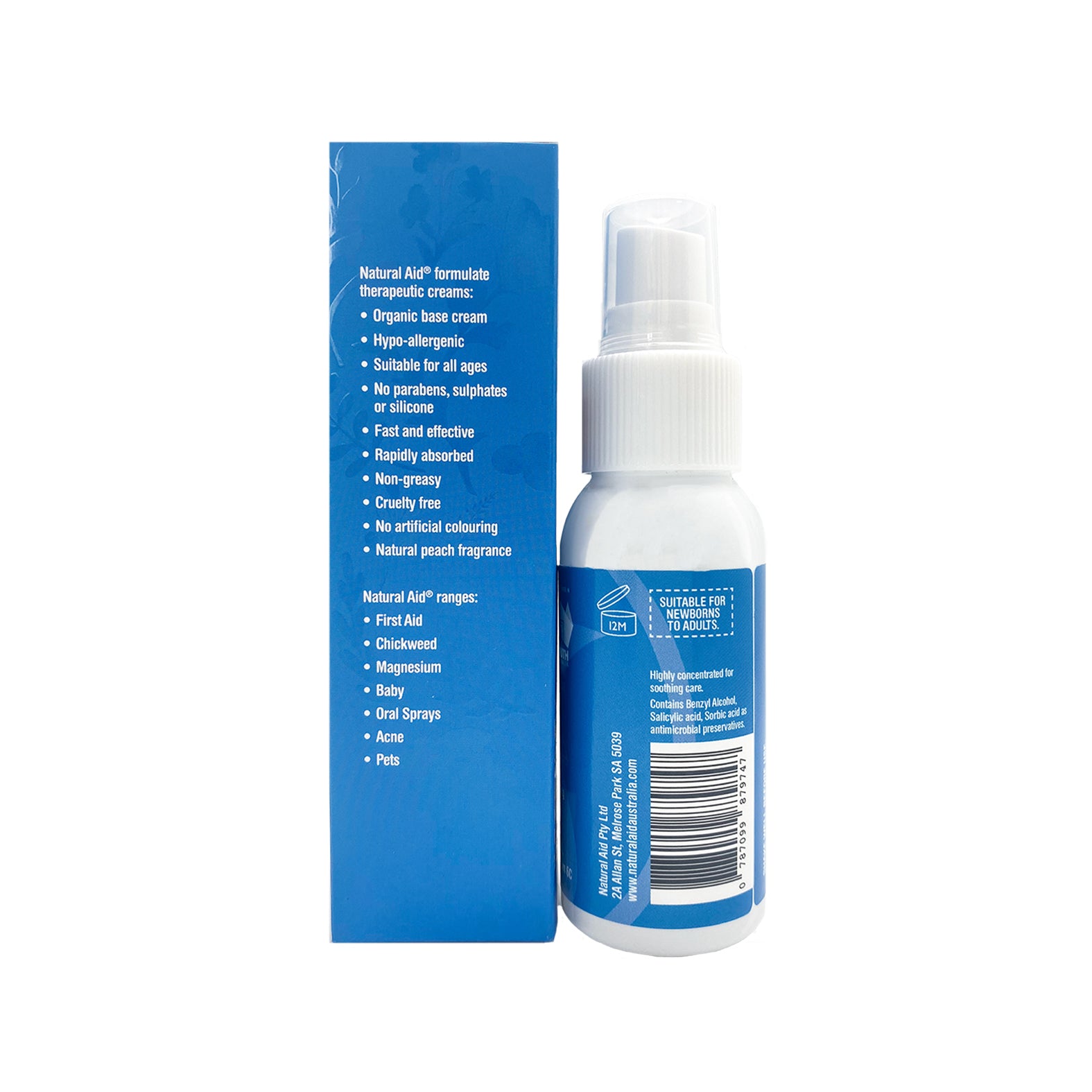 Natural Aid Injury Recovery Cream / Muscular Pain Cream 60ml