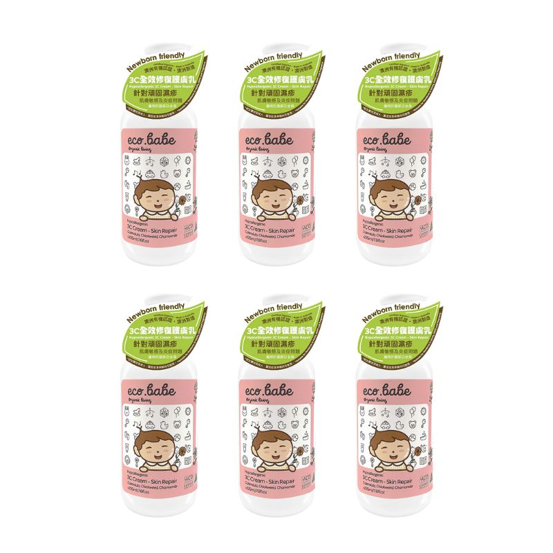 eco.babe organics 3C cream - skin repair 225ml (Bundle of 6) (11.11 Special Offer)