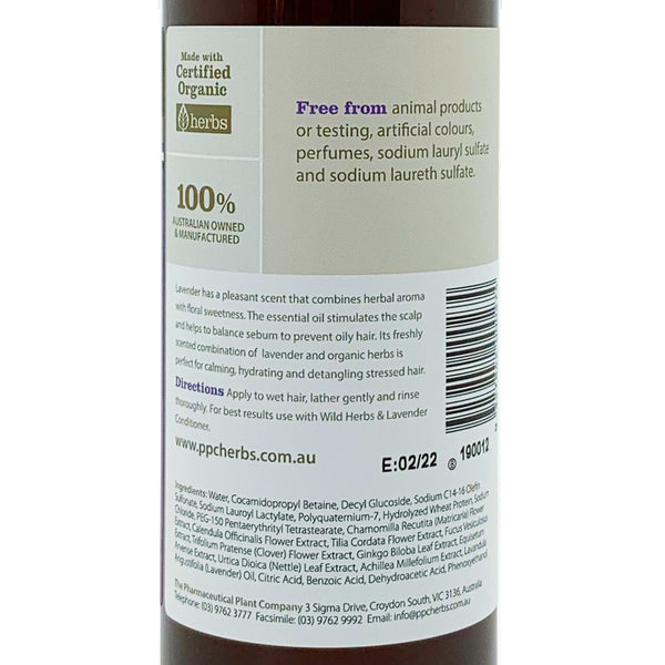 WILD PPC HERBS Herbs & Lavender Shampoo 500ml