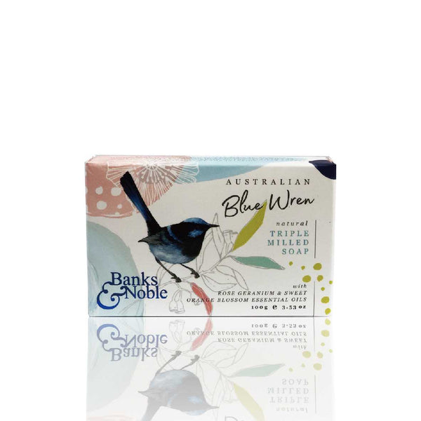 Banks＆Noble 藍鳥系列天然玫瑰護膚皂100g