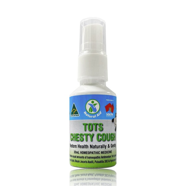 Natural Aid TOTS CHESTY COUGH Oral Spray 30ml
