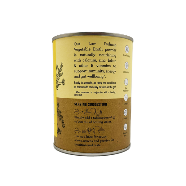 澳洲 NUTRA ORGANICS 有機營養低FODMAP素菜濃湯粉 ( 薑黃素 )125克